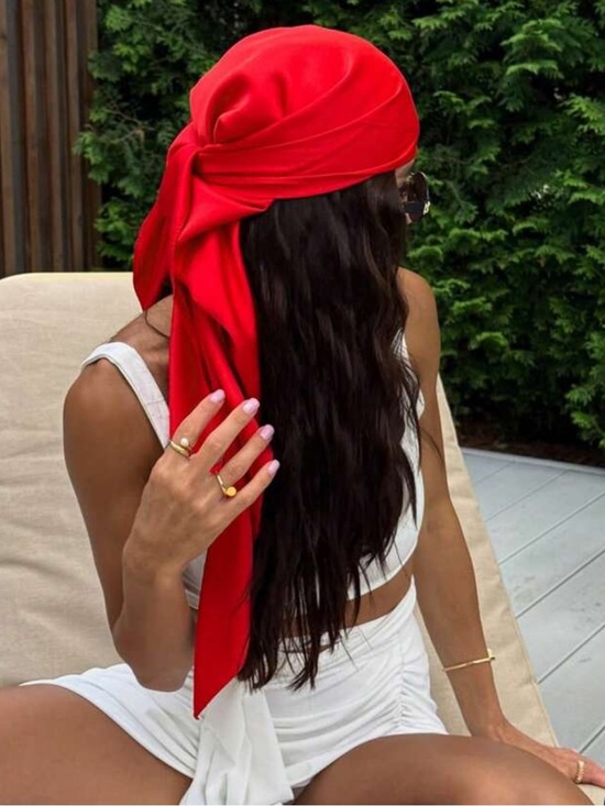 Accessories - Red Headscarf